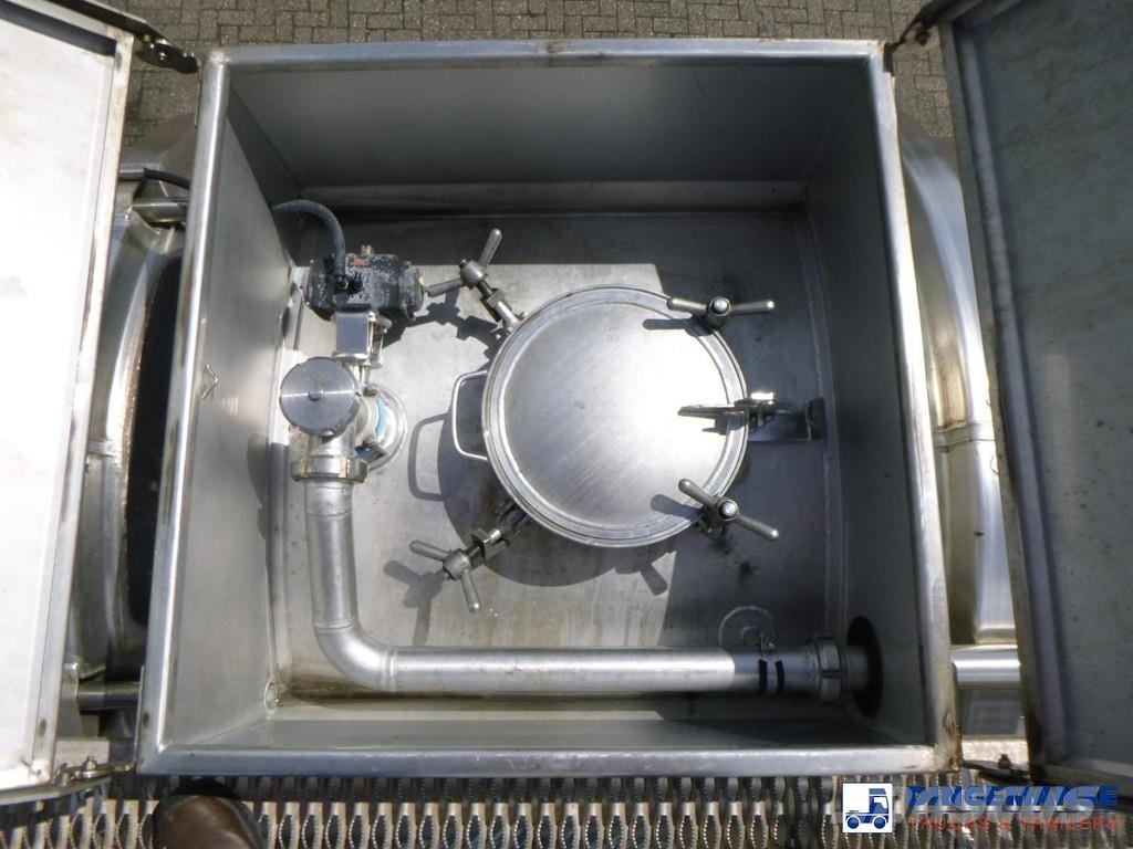 Magyar Chemical tank inox L4BH 22.5 m3 / 1 comp Semi remorque citerne