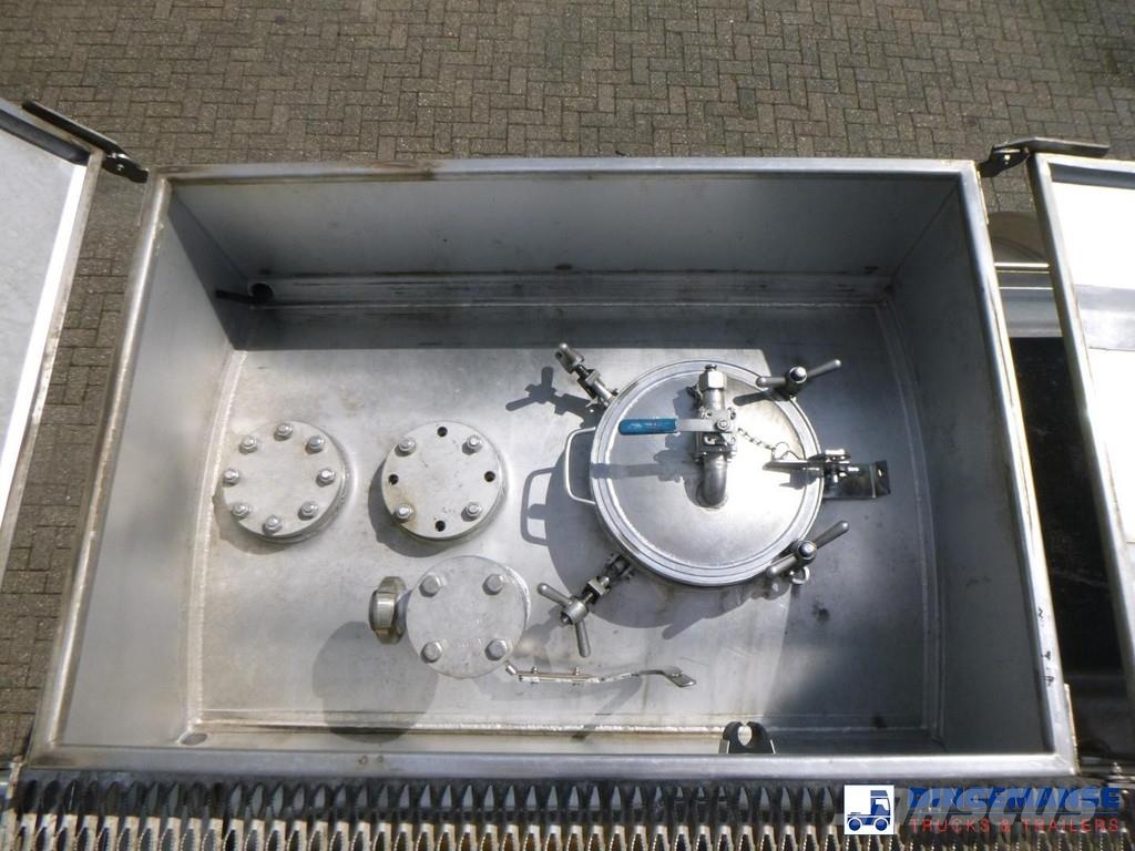 Magyar Chemical tank inox L4BH 22.5 m3 / 1 comp Semi remorque citerne
