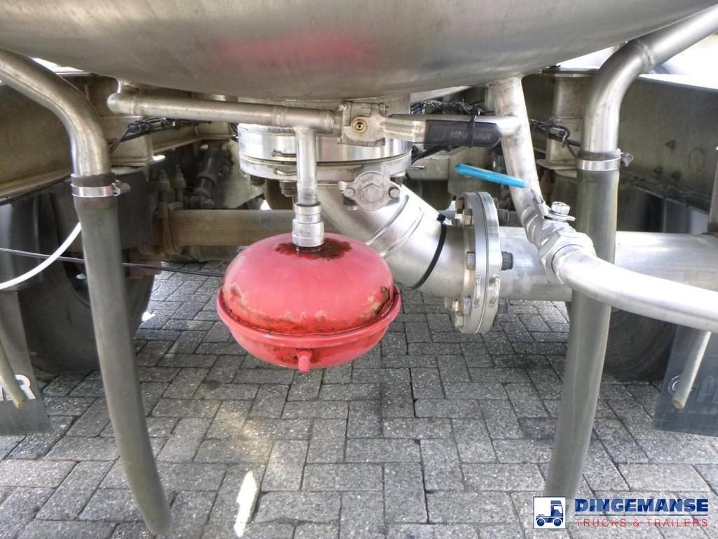 Magyar Chemical tank inox L4BH 22.5 m3 / 1 comp Semi remorque citerne
