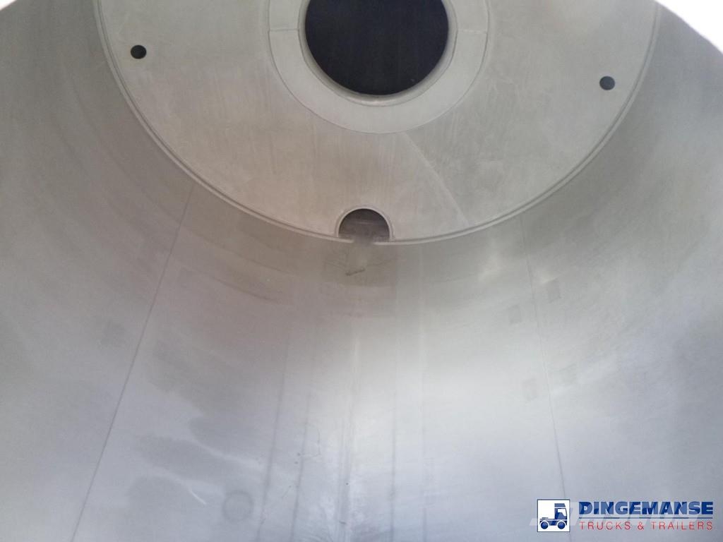 Magyar Chemical tank inox L4BH 22.5 m3 / 1 comp Semi remorque citerne