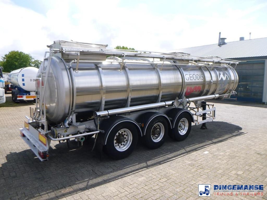 Magyar Chemical tank inox L4BH 22.5 m3 / 1 comp Semi remorque citerne