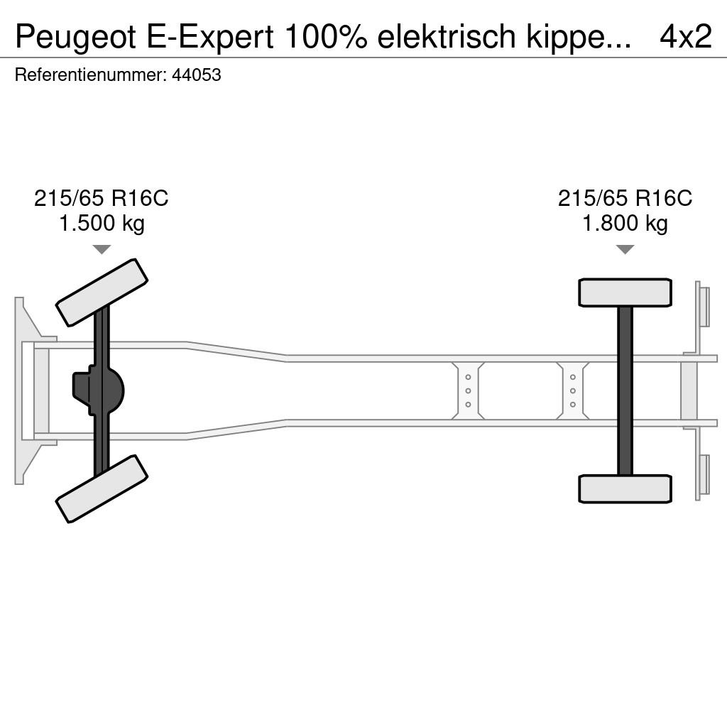 Peugeot E-Expert 100% elektrisch kippende zijlader Müllwagen