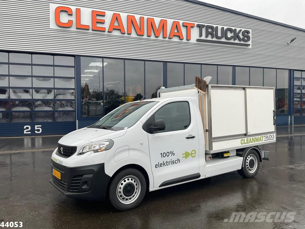 Peugeot E-Expert 100% elektrisch kippende zijlader Müllwagen