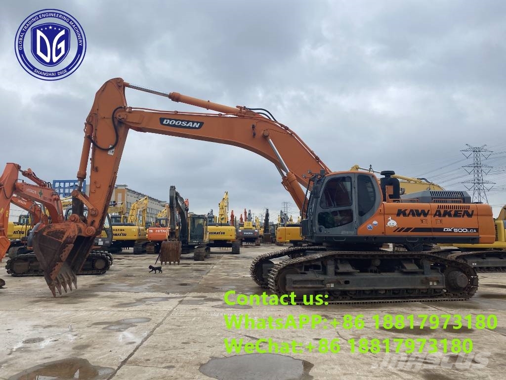 Doosan DX 500 LC-9C Pásové rýpadlá