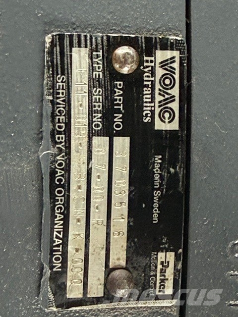 Parker F11-019-MB-CN-K-000 油圧機
