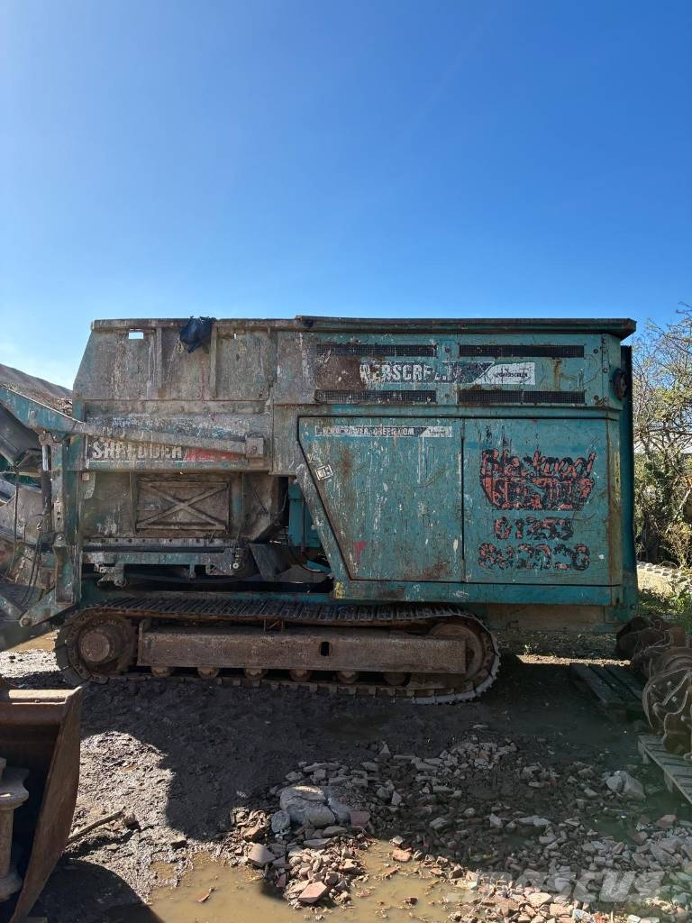 PowerScreen Powershredder 1800 Irat megsemmisítők