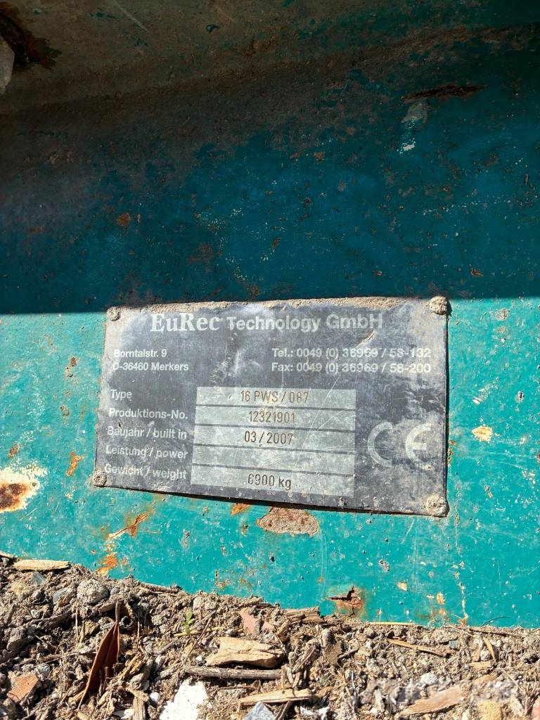 PowerScreen Powershredder 1800 Irat megsemmisítők