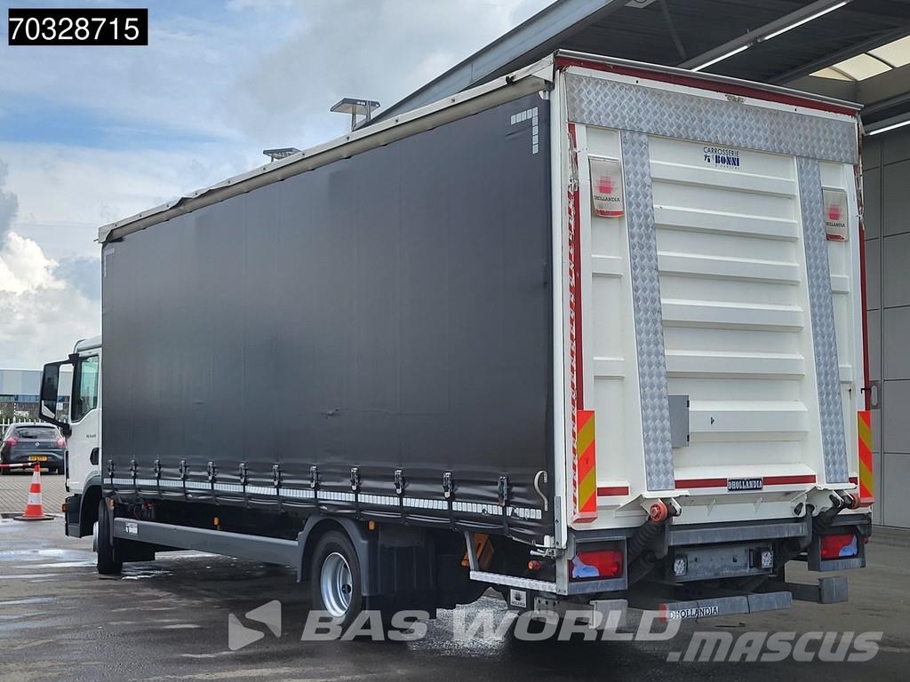 MAN TGL 12.220 4X2 12tonner curtainsider 2000kg Ladebo Curtainsider trucks