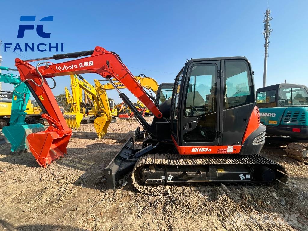 Kubota KX 183 Малые экскаваторы 7т-12т
