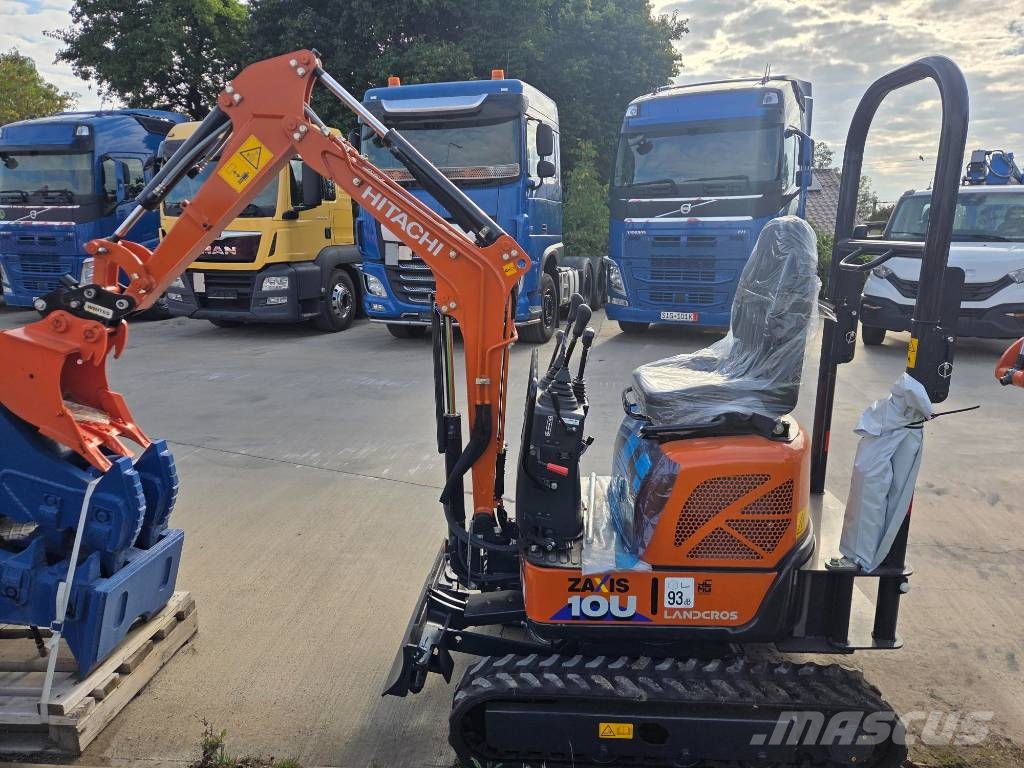 Hitachi ZX 10 U-6, digging depth 2m,quick coupler+3buckets Mini bageri <7t