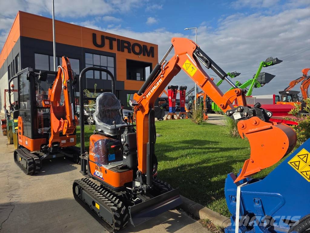 Hitachi ZX 10 U-6, digging depth 2m,quick coupler+3buckets Mini bageri <7t