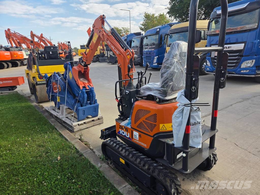 Hitachi ZX 10 U-6, digging depth 2m,quick coupler+3buckets Mini bageri <7t