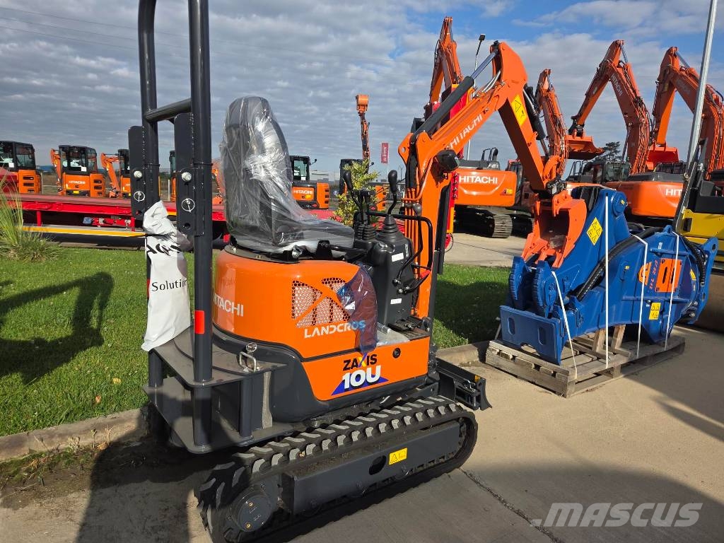 Hitachi ZX 10 U-6, digging depth 2m,quick coupler+3buckets Mini bageri <7t
