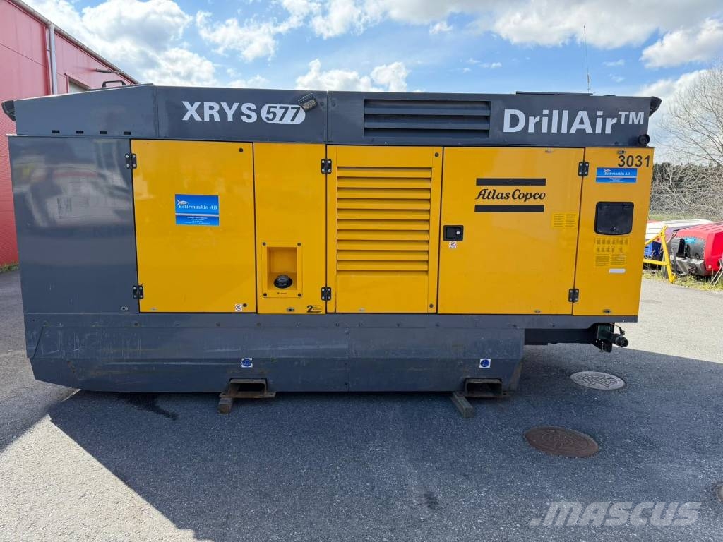 Atlas Copco XRYS 577 diesel compressor, dieselkompressor Kompressoren