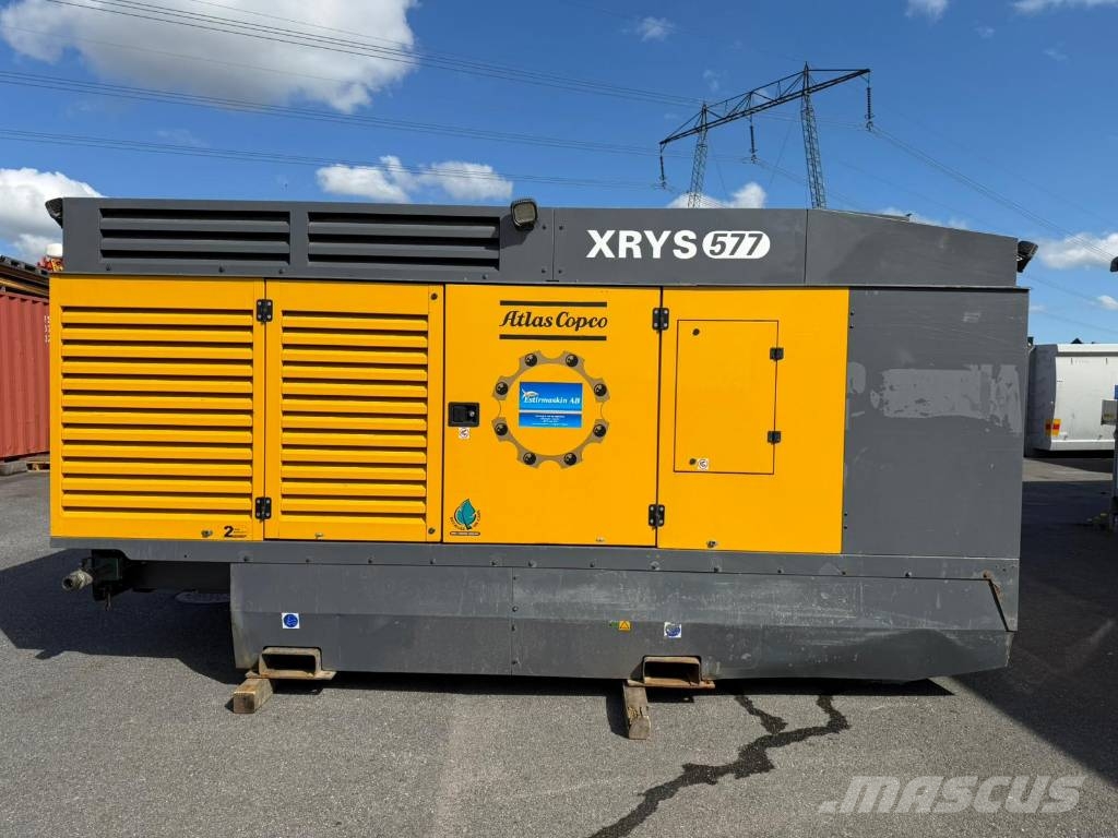 Atlas Copco XRYS 577 diesel compressor, dieselkompressor Kompressoren