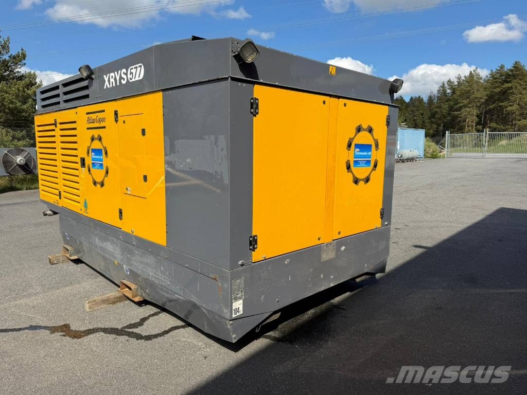Atlas Copco XRYS 577 diesel compressor, dieselkompressor Kompressoren