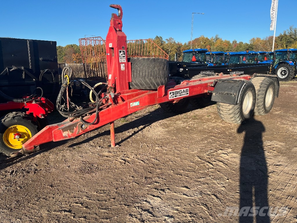 Bigab 15-19 lastväxlarvagn Anhänger mit Hakenlift