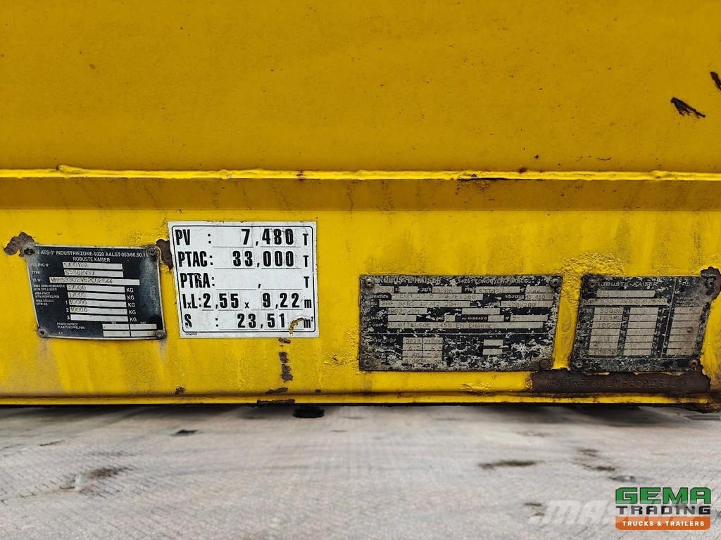 Robuste Kaiser S3302V37 2-Axle SAF - Tipper 30m³ - Steel/Steel - Kallur-poolhaagised