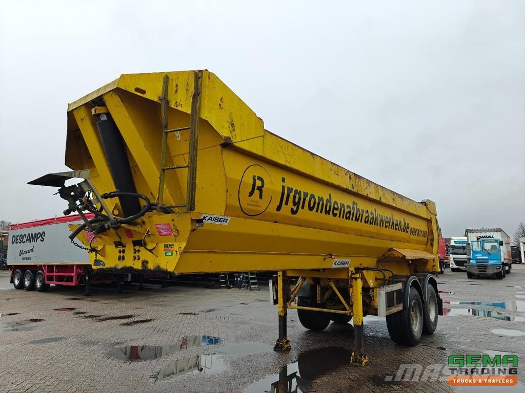 Robuste Kaiser S3302V37 2-Axle SAF - Tipper 30m³ - Steel/Steel - Semirremolques de volteo