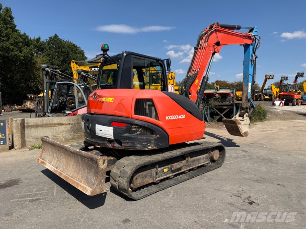 Kubota KX 080-4 حفارات وسط 7 طن - 12 طن