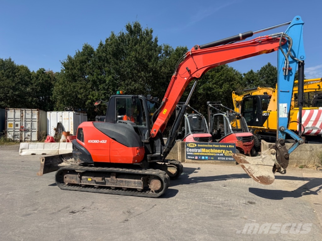 Kubota KX 080-4 حفارات وسط 7 طن - 12 طن