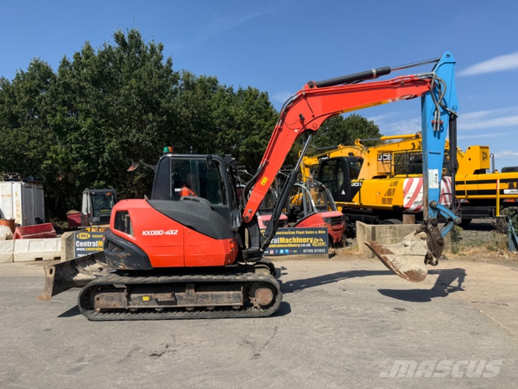 Kubota KX 080-4 حفارات وسط 7 طن - 12 طن