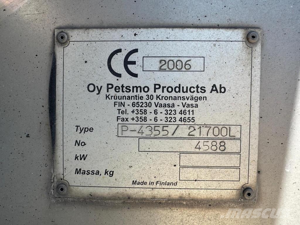 Volvo FM 460 8X2 EURO 6 + INOX TANK 21700 Liter شاحنات ذات صهاريج