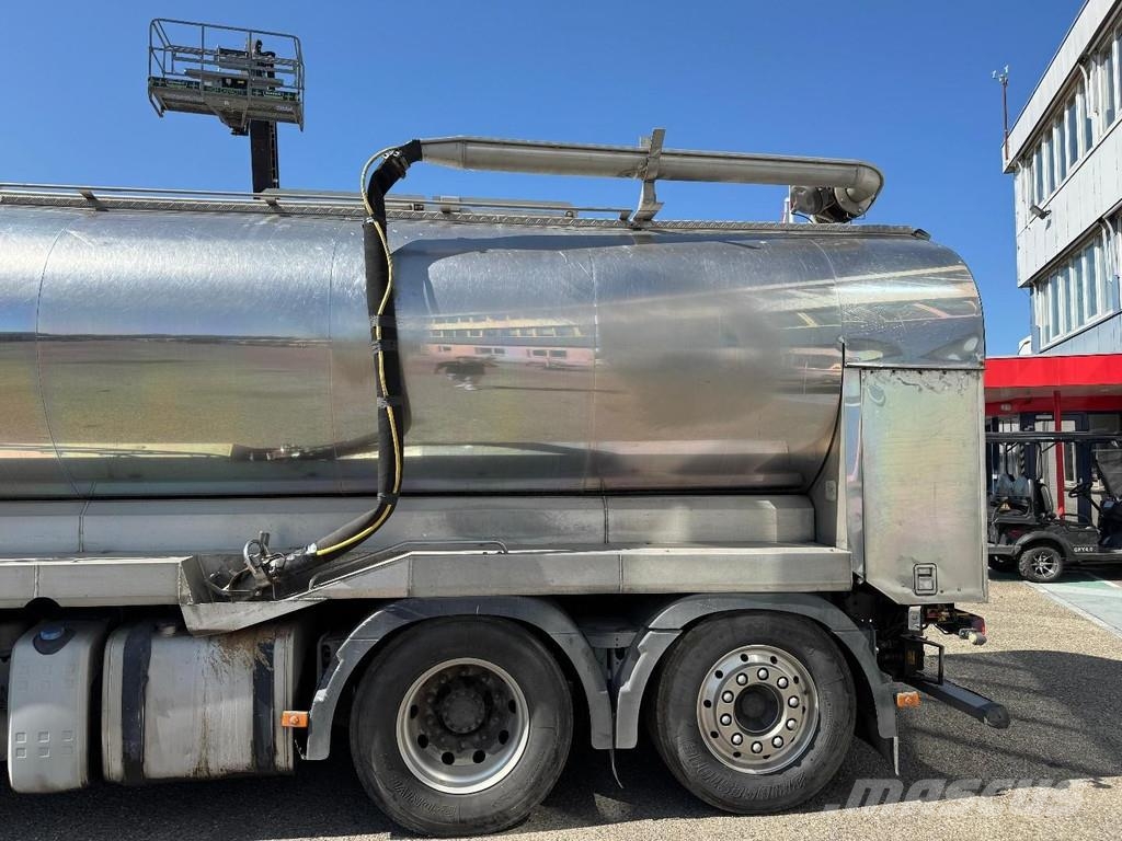 Volvo FM 460 8X2 EURO 6 + INOX TANK 21700 Liter شاحنات ذات صهاريج