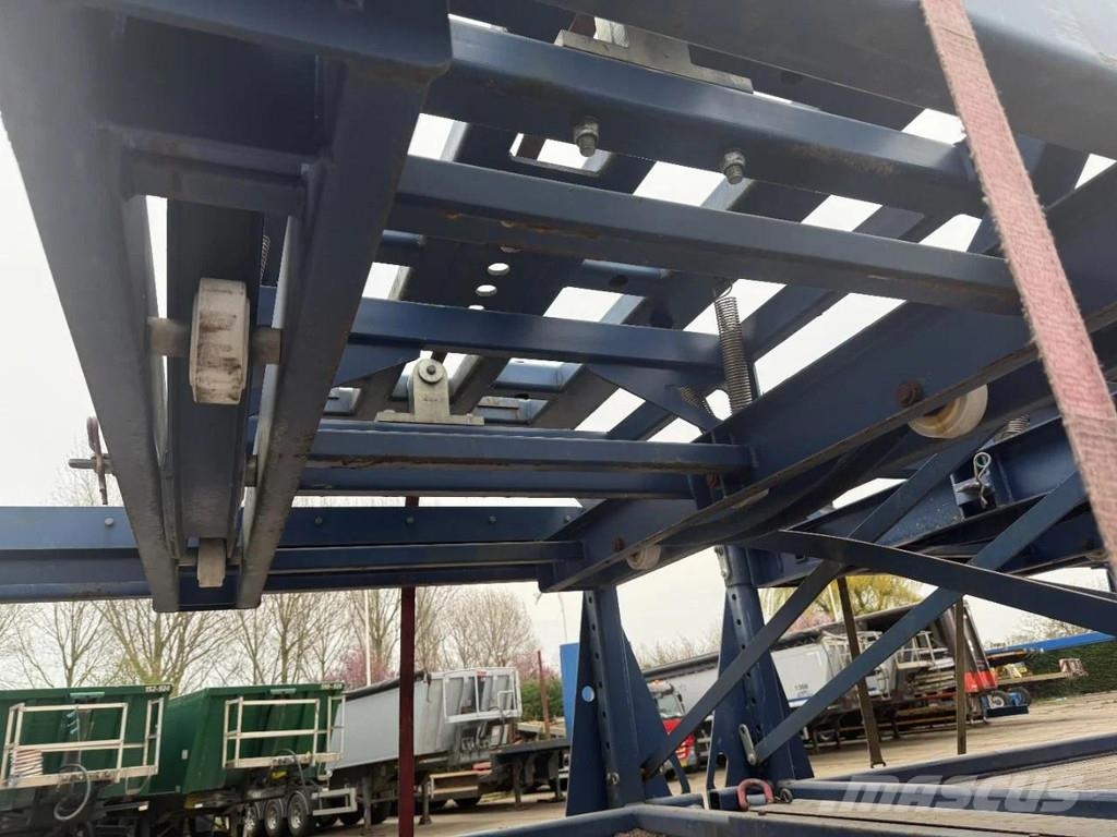Broshuis 3 X 4AOU-58 3-15, 2014, 2016 AND 2021 4 AXLE FORCE نصف مقطورة مسطحة منخفضة