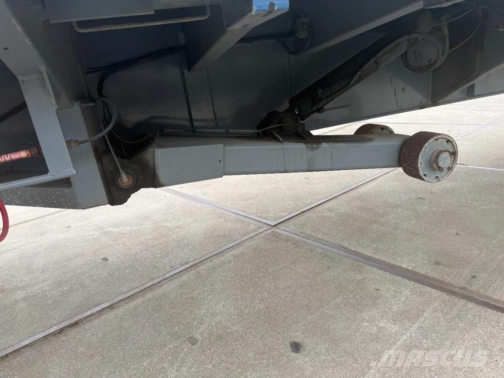 Broshuis 3 X 4AOU-58 3-15, 2014, 2016 AND 2021 4 AXLE FORCE نصف مقطورة مسطحة منخفضة