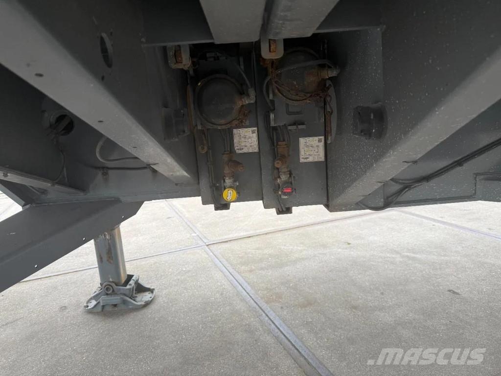 Broshuis 3 X 4AOU-58 3-15, 2014, 2016 AND 2021 4 AXLE FORCE نصف مقطورة مسطحة منخفضة