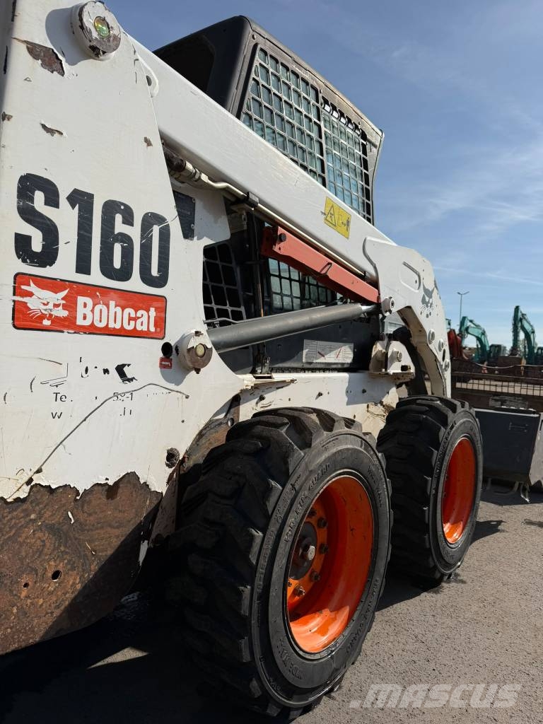 Bobcat S 160 //BJ. 2012 / 2088H/SW/Gabel/Böschungsmäher لوادر انزلاقية التوجيه