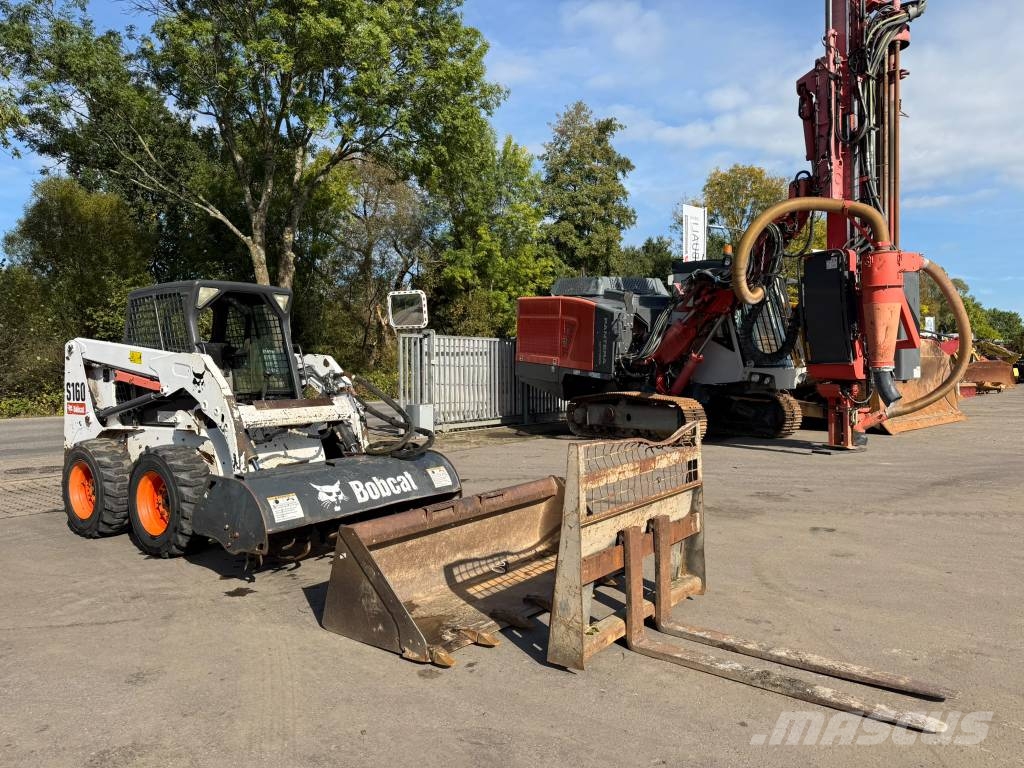 Bobcat S 160 //BJ. 2012 / 2088H/SW/Gabel/Böschungsmäher لوادر انزلاقية التوجيه