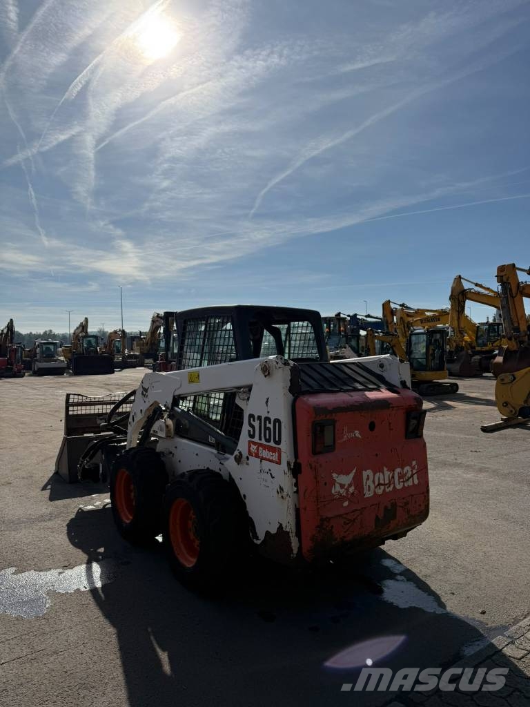 Bobcat S 160 //BJ. 2012 / 2088H/SW/Gabel/Böschungsmäher لوادر انزلاقية التوجيه