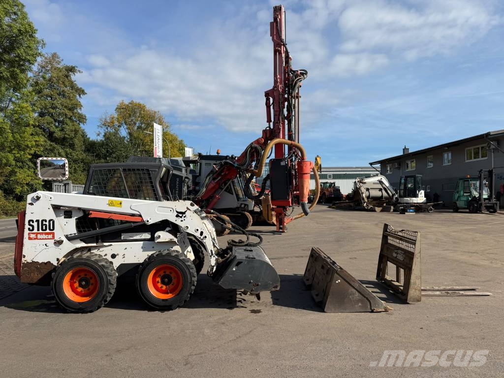 Bobcat S 160 //BJ. 2012 / 2088H/SW/Gabel/Böschungsmäher لوادر انزلاقية التوجيه