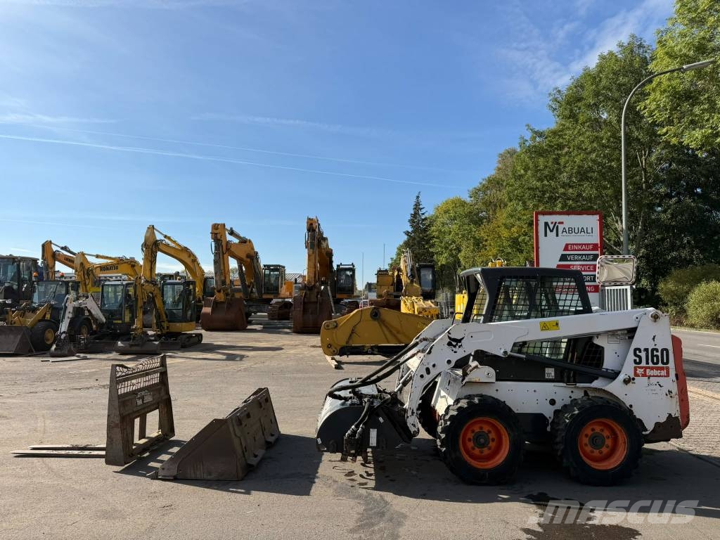Bobcat S 160 //BJ. 2012 / 2088H/SW/Gabel/Böschungsmäher لوادر انزلاقية التوجيه