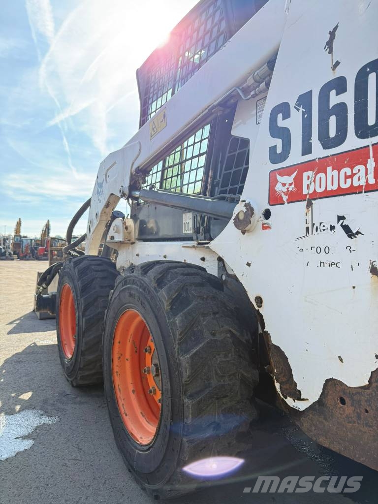 Bobcat S 160 //BJ. 2012 / 2088H/SW/Gabel/Böschungsmäher لوادر انزلاقية التوجيه