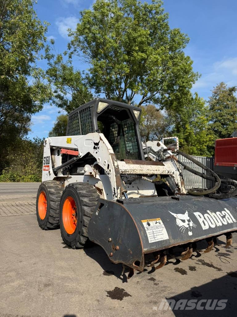 Bobcat S 160 //BJ. 2012 / 2088H/SW/Gabel/Böschungsmäher لوادر انزلاقية التوجيه