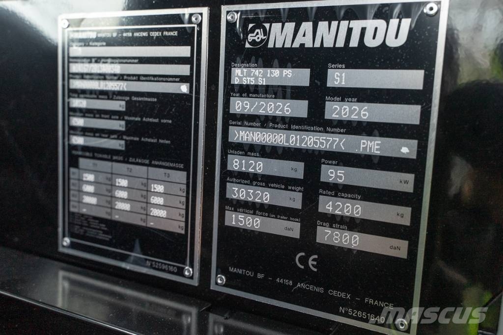 Manitou MLT 742 Verreikers voor landbouw