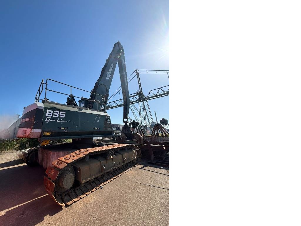 Sennebogen 835 Umschlagbagger mit Kettenlaufwerk Excavadoras de ruedas