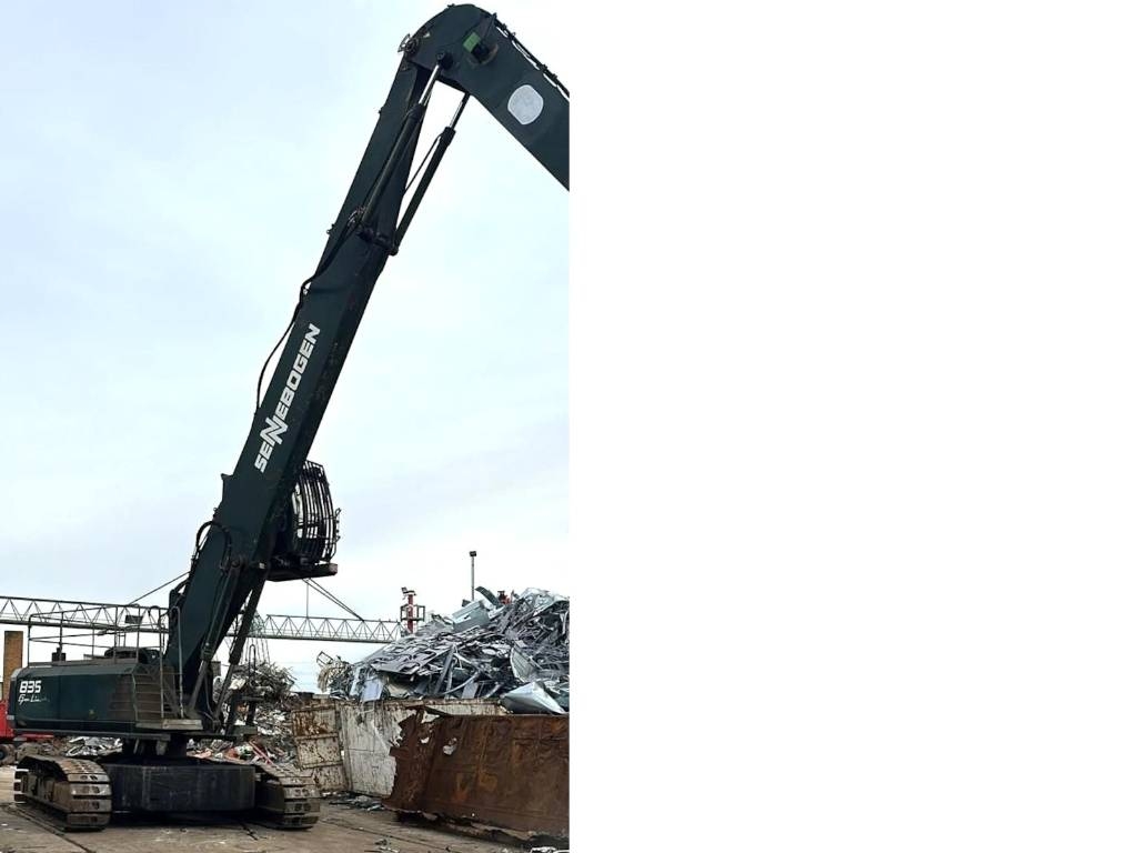 Sennebogen 835 Umschlagbagger mit Kettenlaufwerk Excavadoras de ruedas