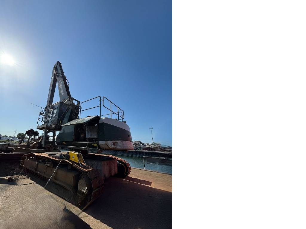 Sennebogen 835 Umschlagbagger mit Kettenlaufwerk Excavadoras de ruedas