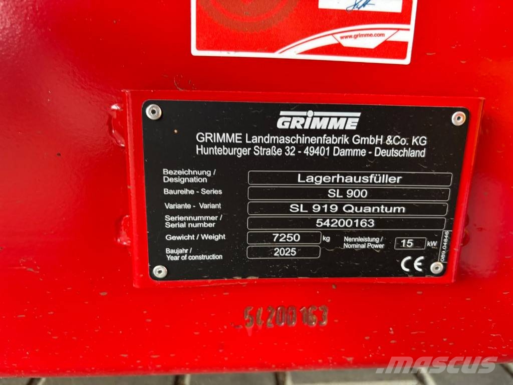 Grimme SL 919 Cargadoras de almacén