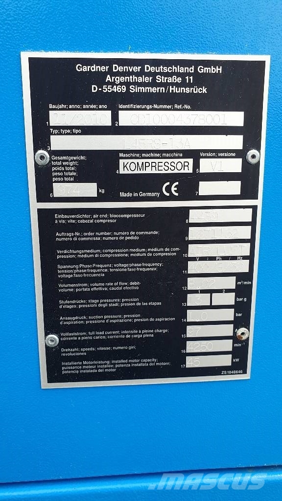 Compair L45RS-13A 콤푸레샤