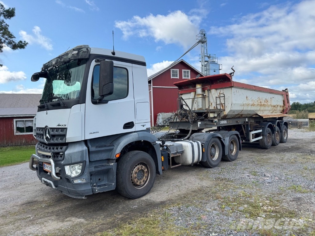 Mercedes-Benz Arocs 3351 LS 6x4-3300, Sorapuoliperäyhdistelmä Bañeras basculantes usadas
