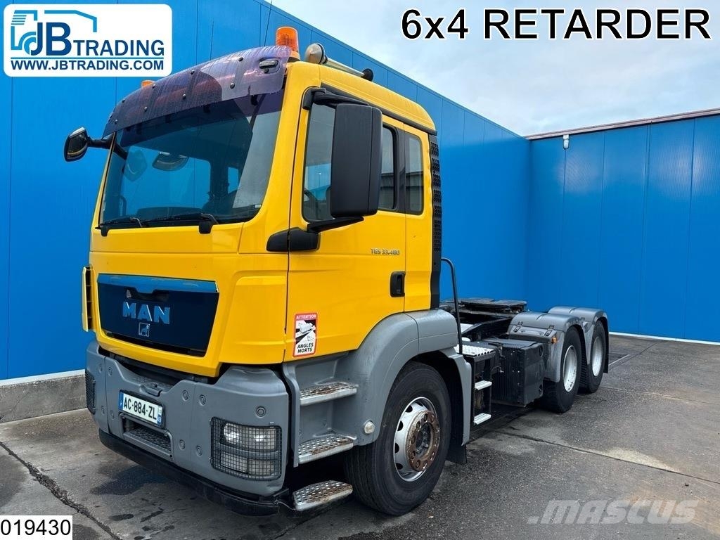 MAN TGS 33 480 6x4, EURO 4, Retarder Tractor Units
