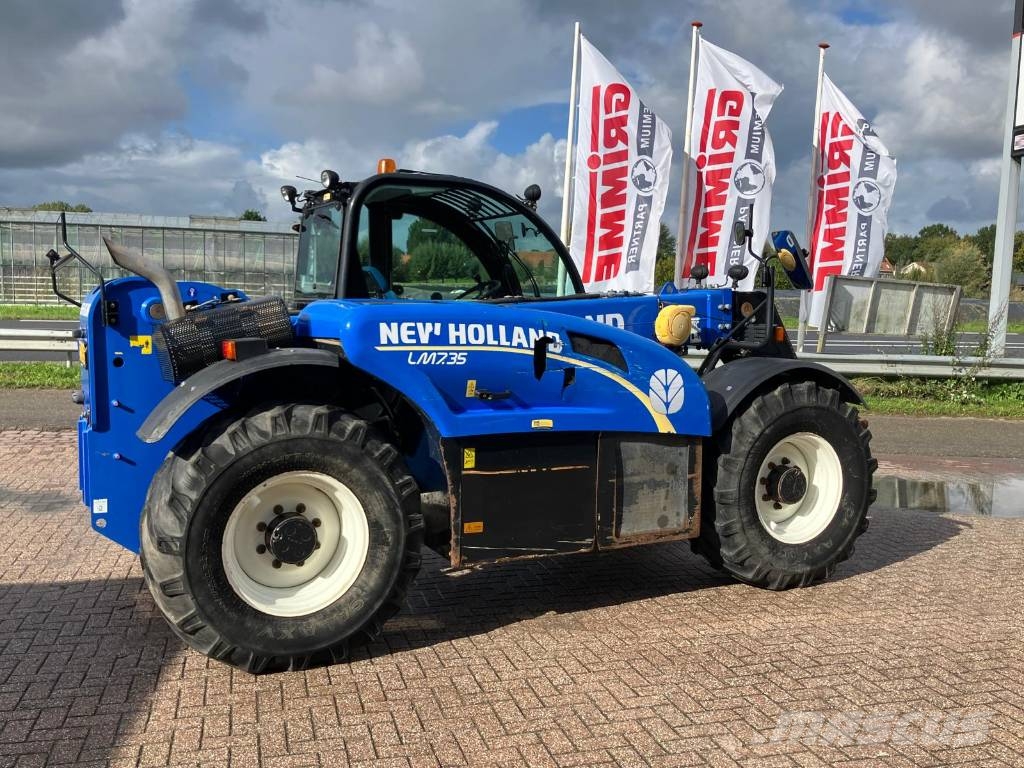 New Holland LM 7.35 Teleskopiniai krautuvai žemės ūkiui