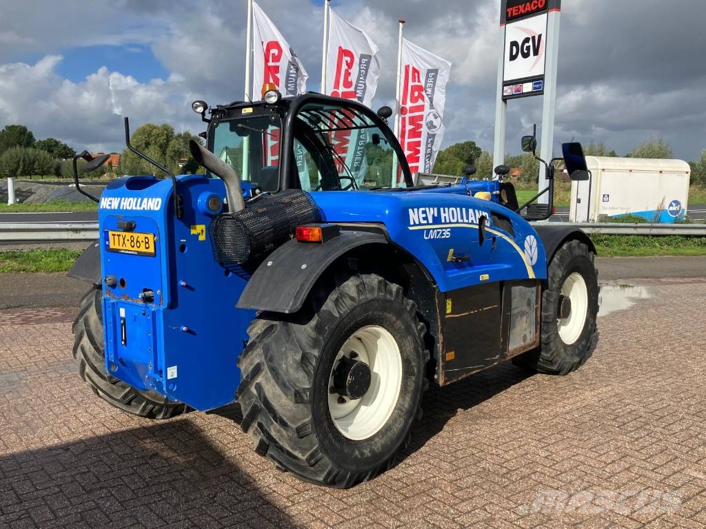 New Holland LM 7.35 Teleskopiniai krautuvai žemės ūkiui