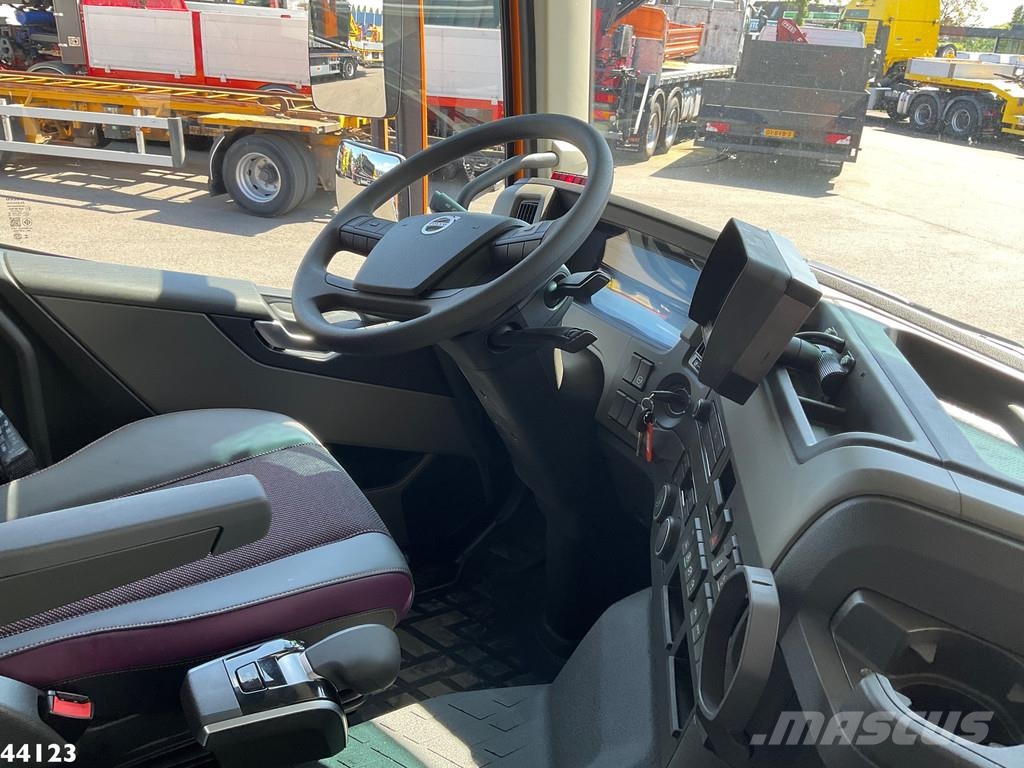 Volvo FM 420 8x2 Hiab 25 Tonmeter laadkraan Welvaarts la 吊鉤式起重車