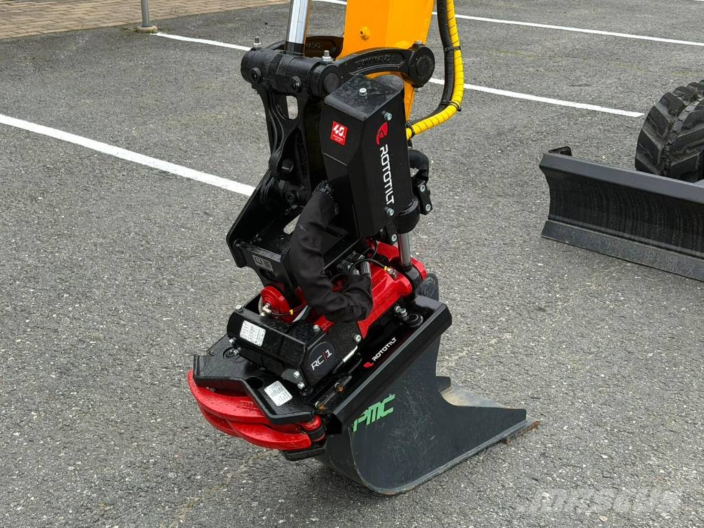 JCB 35 Z-1 / Rototilt + kahvat / Ilmastointi / LED / Minikoparki
